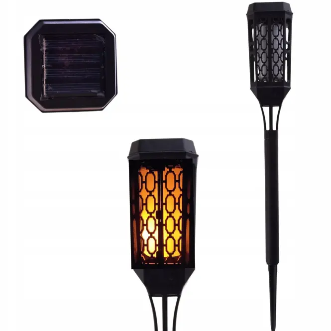 Napelemes lámpa 46810 Flame Black,2