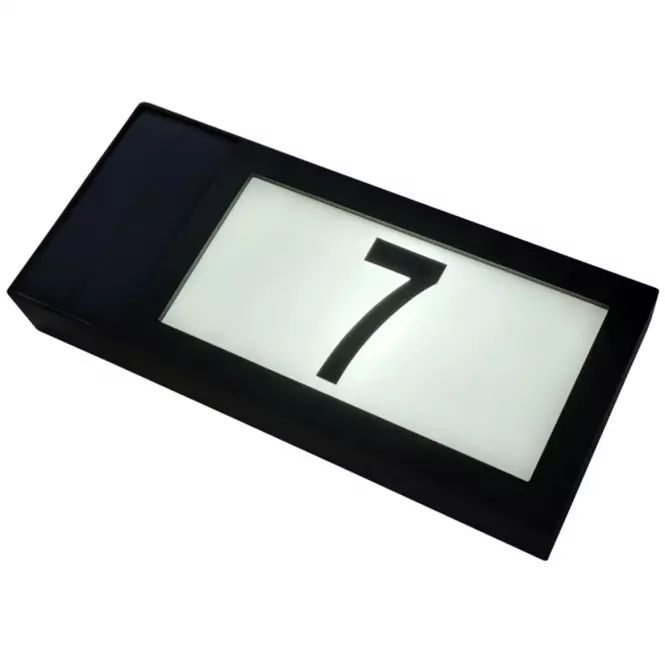 Napelemes lámpa Házszám 46816 Black,3
