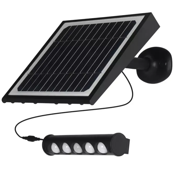 Napelemes lámpa 46818 Black