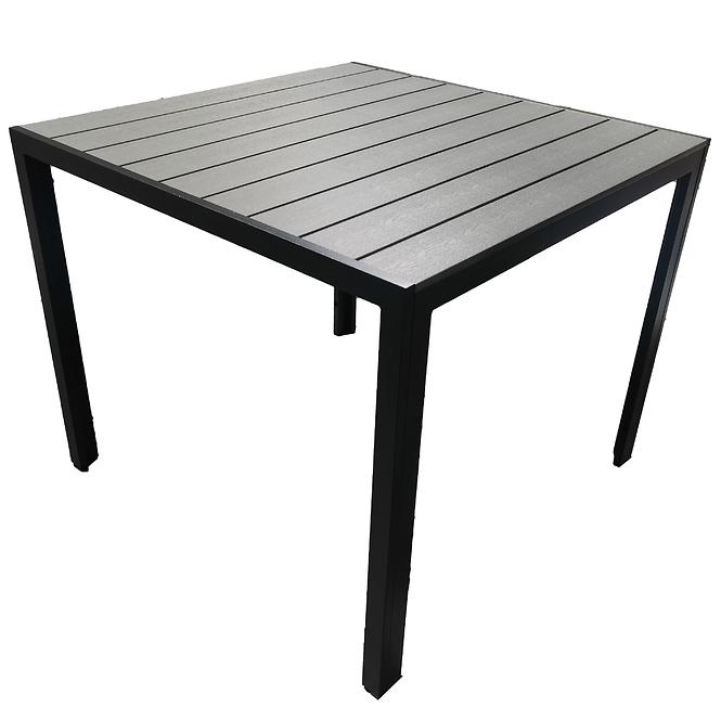 Asztal Douglas szürke 90x90 cm