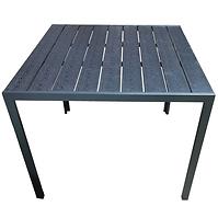 Asztal Douglas fekete 90x90 cm