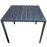 Asztal Douglas fekete 90x90 cm