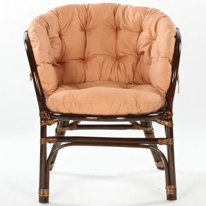 Rattan szék Bahama sötétbarna/cappucino