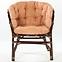Rattan szék Bahama sötétbarna/cappucino,3