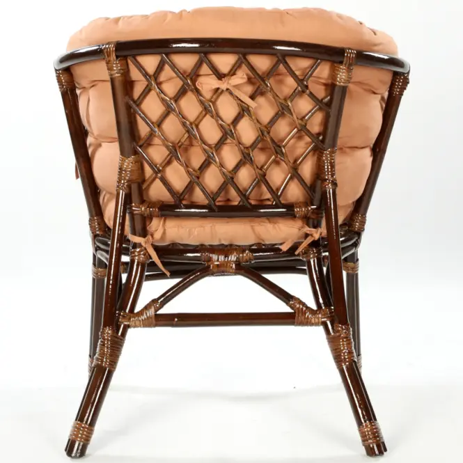 Rattan szék Bahama sötétbarna/cappucino