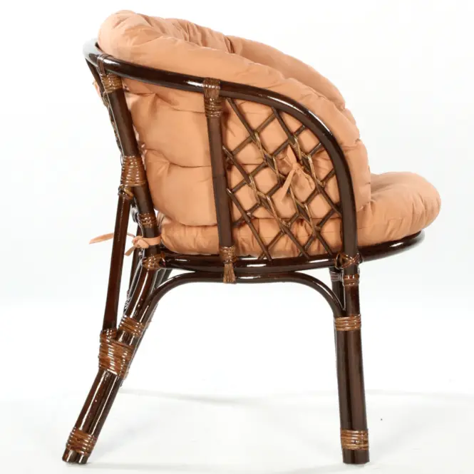 Rattan szék Bahama sötétbarna/cappucino