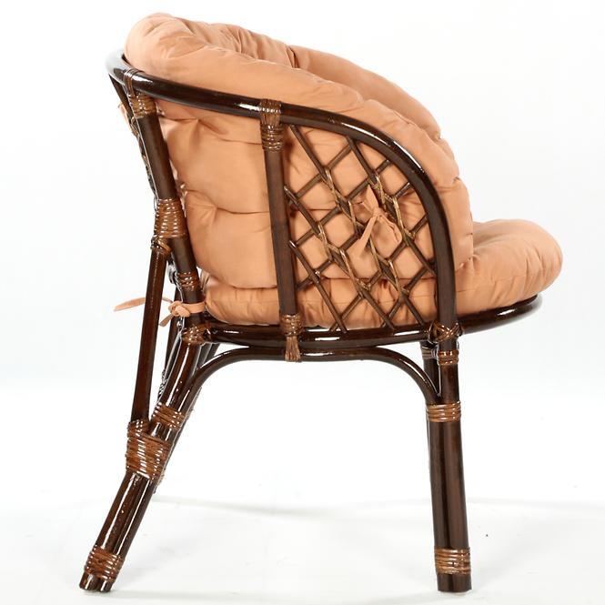 Rattan szék Bahama sötétbarna/cappucino
