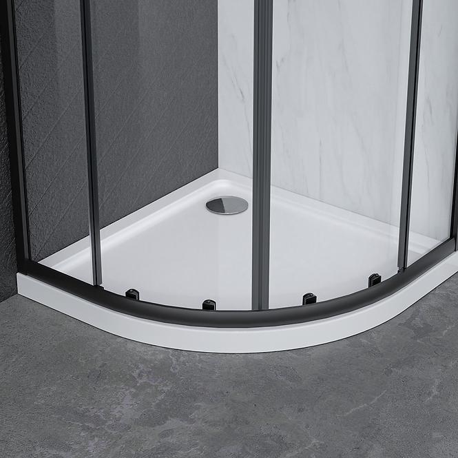 Zuhanykabin félköríves Uni 80x80x185 black