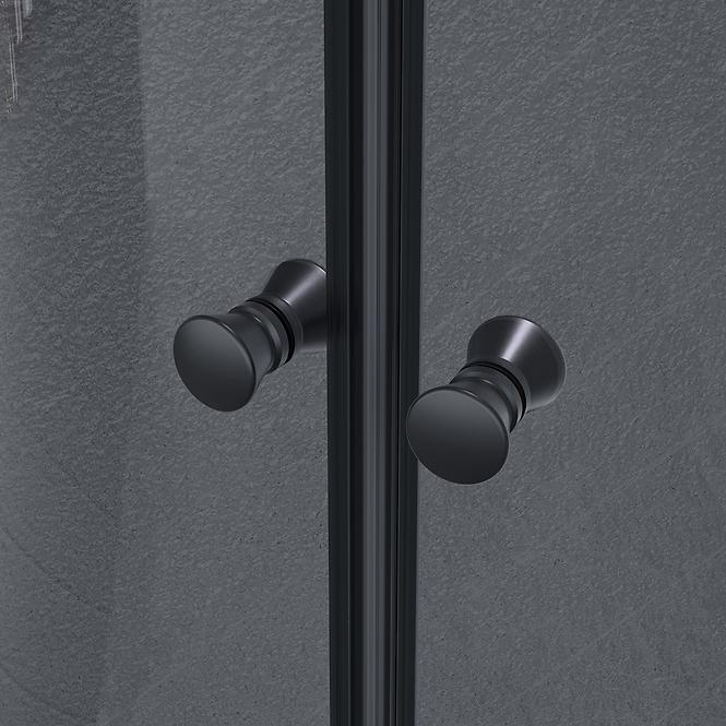 Zuhanykabin félköríves Uni 80x80x185 black