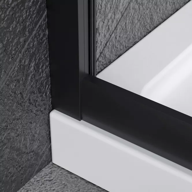 Zuhanykabin félköríves Uni 80x80x185 black