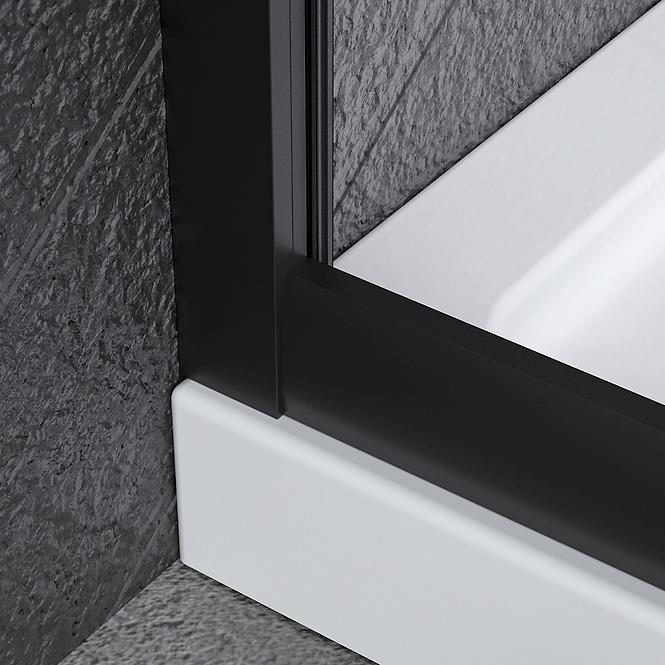 Zuhanykabin félköríves Uni 80x80x185 black