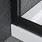 Zuhanykabin félköríves Uni 80x80x185 black,5