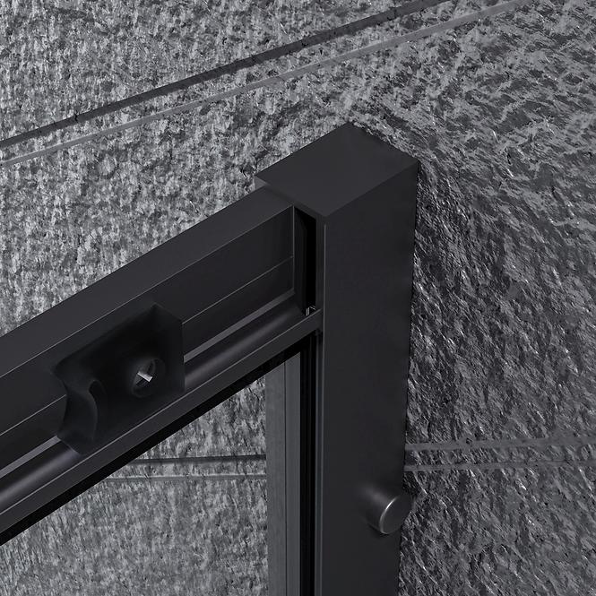 Zuhanykabin félköríves Uni 80x80x185 black