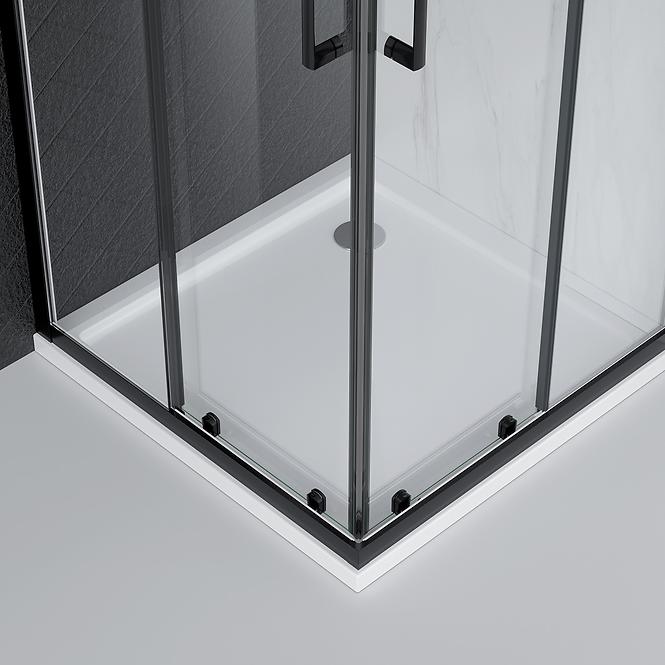 Zuhanykabin Point 80x80x190 black