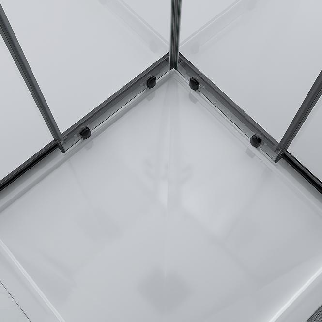 Zuhanykabin Point 80x80x190 black