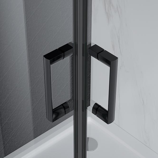 Zuhanykabin Point 80x80x190 black
