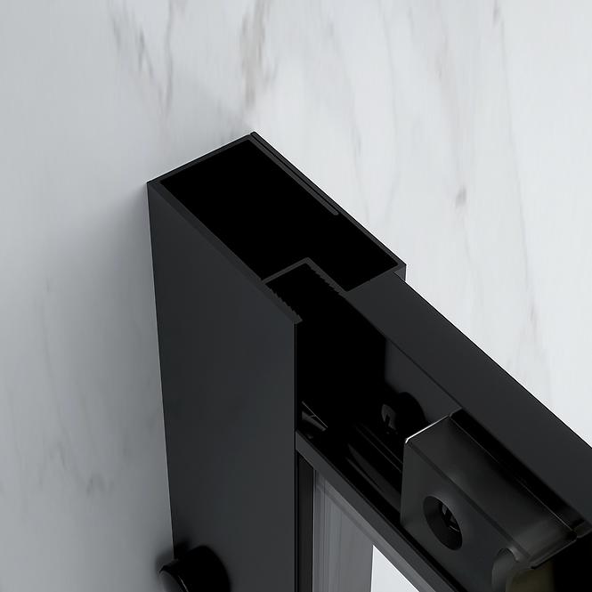 Zuhanykabin Point 80x80x190 black