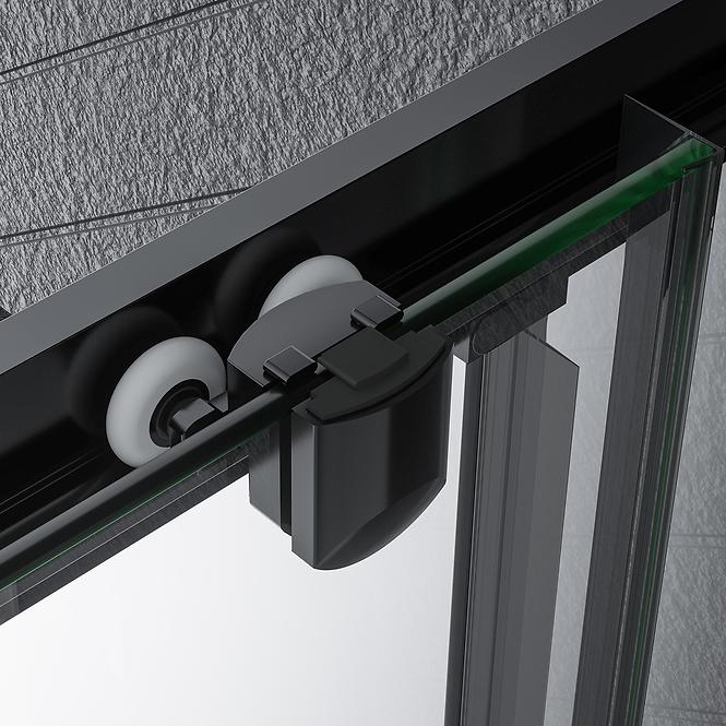 Zuhanykabin Point 80x80x190 black