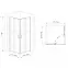 Zuhanykabin Point 80x80x190 black,8