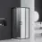 Zuhanykabin Point 80x80x190 black