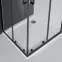 Zuhanykabin Point 90x90x190 black,3