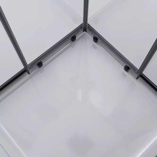 Zuhanykabin Point 90x90x190 black
