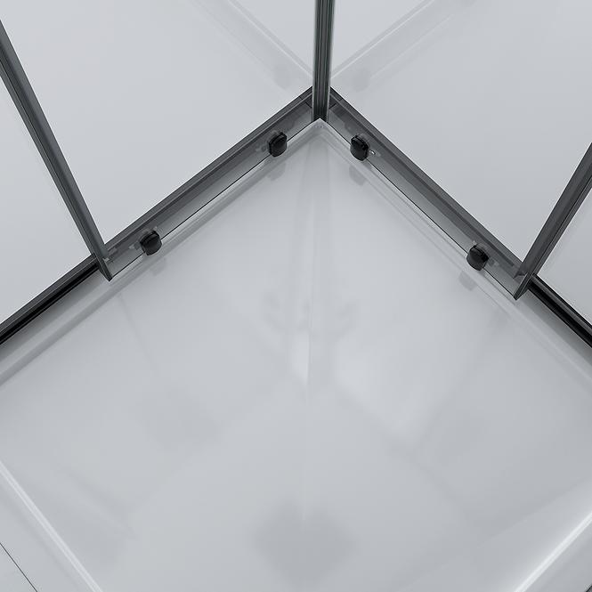 Zuhanykabin Point 90x90x190 black