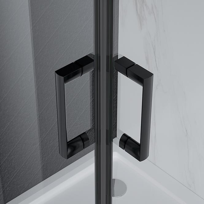 Zuhanykabin Point 90x90x190 black