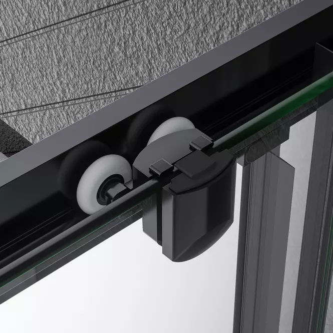 Zuhanykabin Point 90x90x190 black,7
