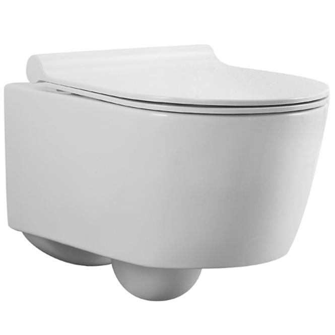 WC csésze Hexx Rimless lassú záródású ülőkével