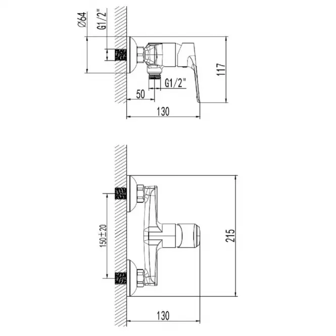 Zuhany csaptelep Bergamo,3