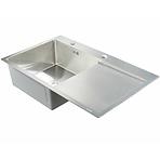 Mosogató Nil 1-kamrás 780x480x190 lefolyó + szifón