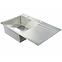 Mosogató Nil 1-kamrás 780x480x190 lefolyó + szifón