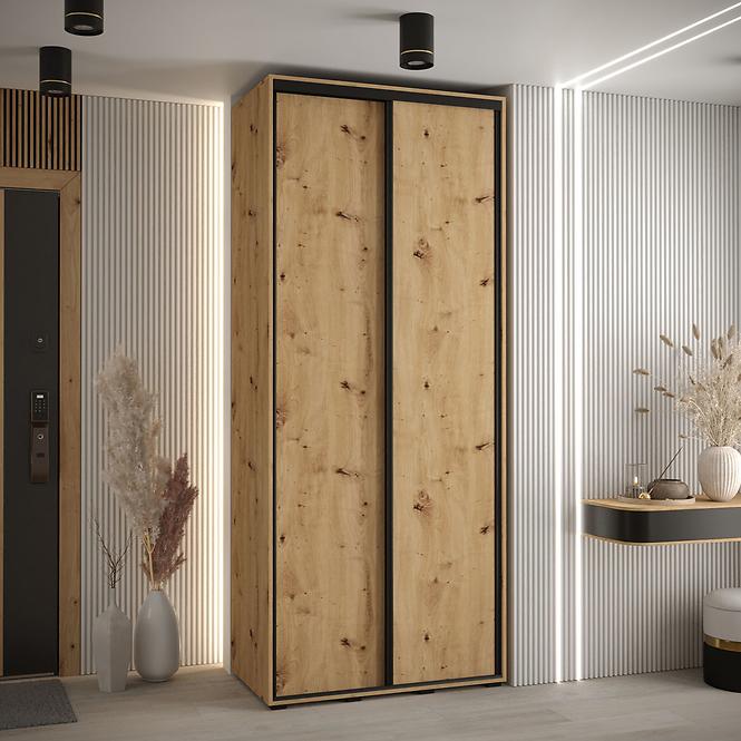 Szekrény 45 Canaris 1 110 artisan/fekete