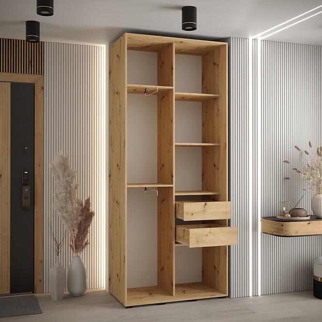 Szekrény 45 Canaris 1 110 artisan/fekete