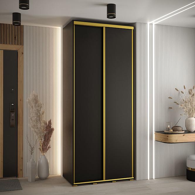 Szekrény 45 Canaris 1 110 fekete/gold,5