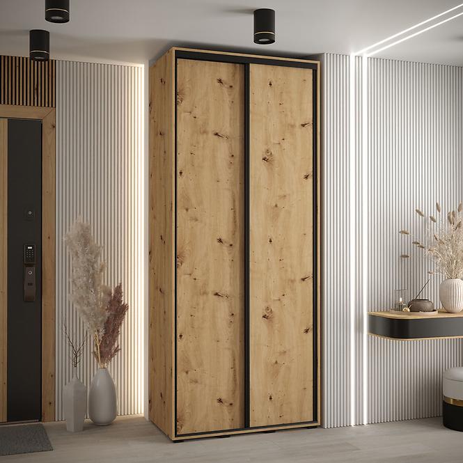 Szekrény 45 Canaris 1 120 artisan/fekete