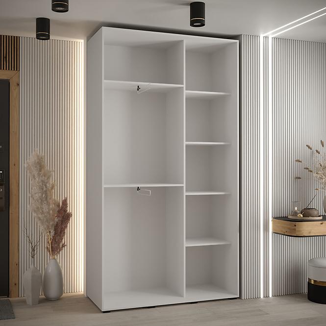 Szekrény 45 Canaris 1 130 fehér/artisan/fekete,4