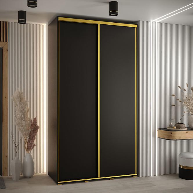 Szekrény 45 Canaris 1 130 fekete/gold,5