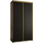 Szekrény 45 Canaris 1 130 fekete/gold