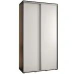 Szekrény 45 Canaris 1 140 fekete/fehér/silver