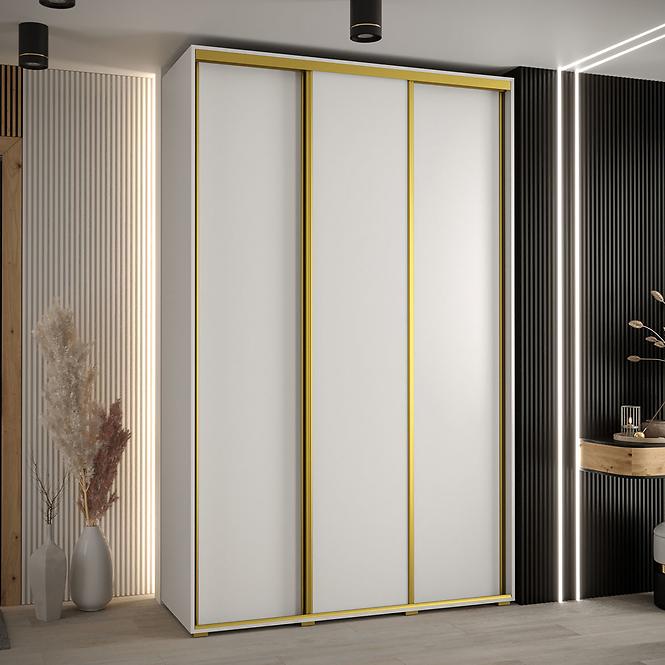 Szekrény 45 Canaris 1 150 fehér/gold,4