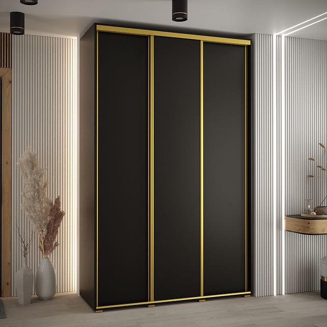Szekrény 45 Canaris 1 160 fekete/gold