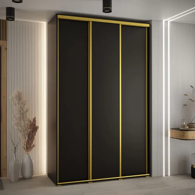Szekrény 45 Canaris 1 160 fekete/gold,5