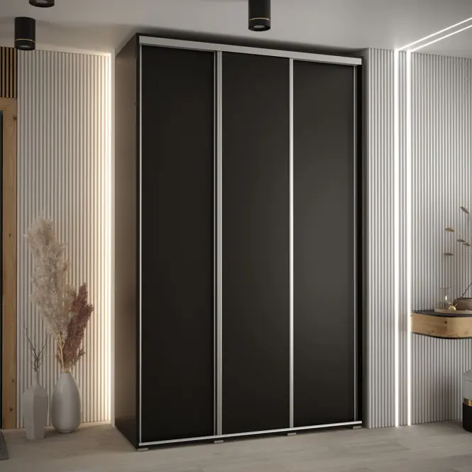 Szekrény 45 Canaris 1 160 fekete/silver,5