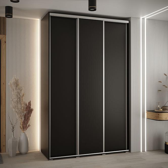 Szekrény 45 Canaris 1 160 fekete/silver,5