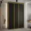Szekrény 45 Canaris 1 170 fekete/gold,5