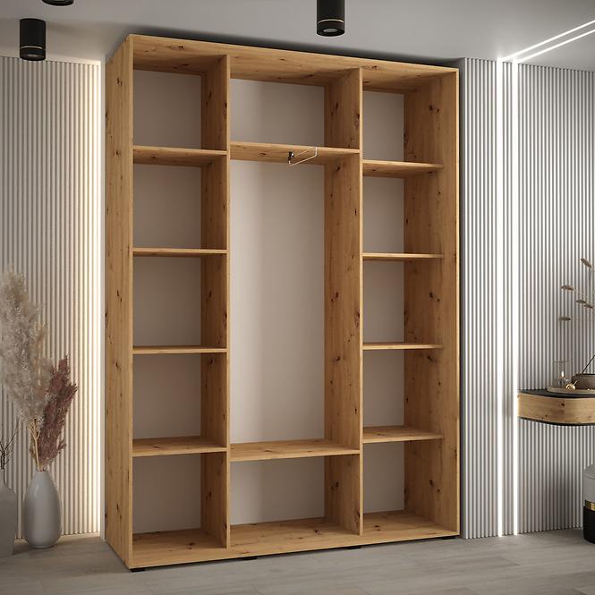 Szekrény 45 Canaris 1 190 artisan/fehér/fekete