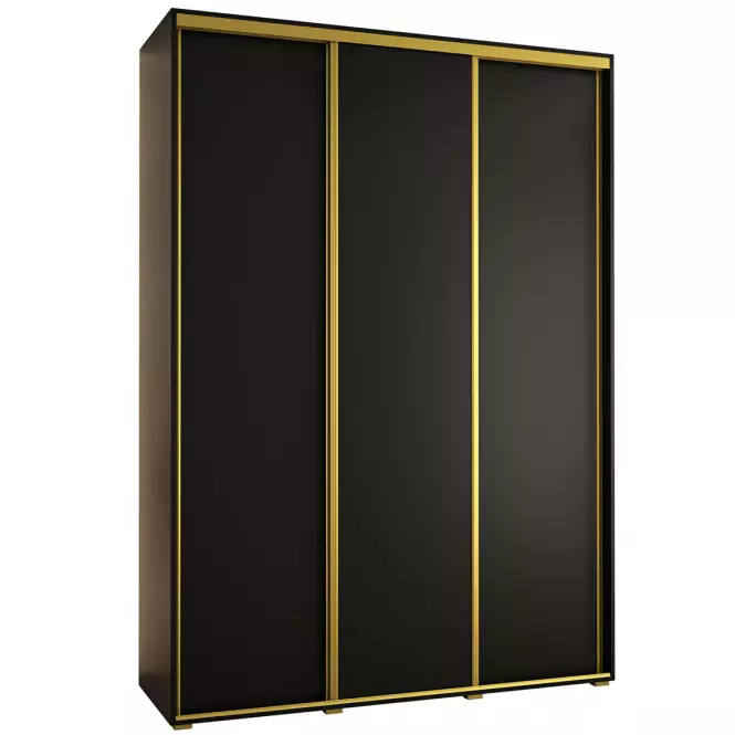 Szekrény 45 Canaris 1 190 fekete/gold