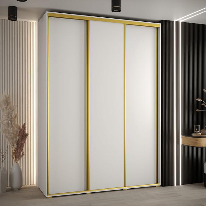 Szekrény 45 Canaris 1 200 fehér/gold,5